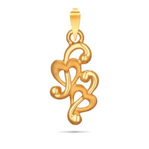 จี้ใส่14kt สีทองแบบลำลองพร้อมหินโบราณตัวเรือนสีทองแบบคลาสสิกจากอินเดีย - Product Image 5