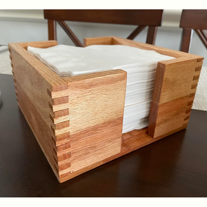 กล่องกระดาษทิชชูทำจากไม้ดีไซน์ใหม่สำหรับจัดงานแต่งงานงานตกแต่งโต๊ะที่บ้านสำนักงานที่สวยงาม - Product Image 1