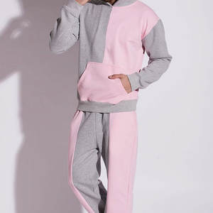 Custom Logo Workout Hoodie Sweat Suit High Quality Tracksuit Street wear Men's Sweatsuit Casual <b>Sports</b> Tracksuit Pullover Set - Product Image 2