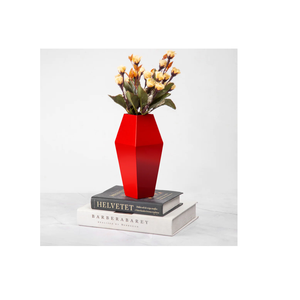 Jarrón largo de flores de diseño sólido de varios colores para el hogar, boda y decoración de fiestas, florero para tema moderno - Product Image 1