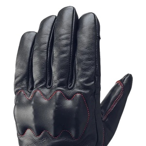 Leather Motorbike <b>Gloves</b> Motorcycle Riding Bike <b>Gloves</b> Comfortable Full Finger Motorbike Summer <b>Gloves</b> For Men's With LOW MOQ - Product Image 4