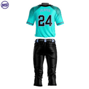 ชุดเบสบอล2022มีสีต่างกันชุดเล่นกีฬาทำจากโพลีเอสเตอร์น้ำหนักเบา - Product Image 5