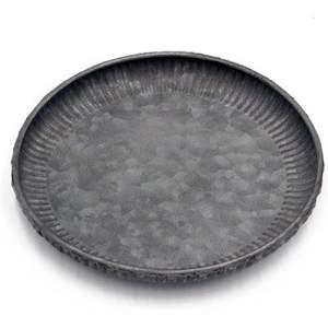 Decoración de mesa de diseño atractivo sirviendo bandeja galvanizada de gran calidad con asas de cuerda a precio atractivo - Product Image 3