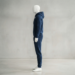 Conjunto Deportivo para Hombre, Sudadera con Capucha Azul Marino, Pantalones Jogger Bordados, Ropa Deportiva Casual para Calle, Entrenamiento y Fitness - Product Image 3