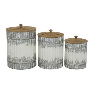 Boîte de rangement en métal martelé en acier inoxydable forme ronde brillant poli conteneur de gros classique élégant vente en gros - Product Image 5