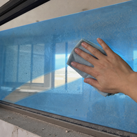 Film de protection PE bleu 40 microns pour cadre de fenêtre, profilé aluminium, tapis de sol et panneau sandwich – Rouleau de protection de surface à largeur personnalisée