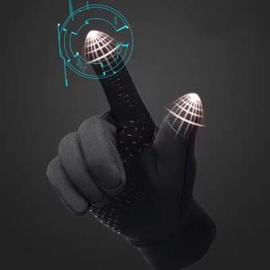 Guantes de Ciclismo de invierno para hombre de alta calidad Guantes de cuero para ciclismo impermeables a prueba de viento La mejor calidad a baja tasa - Product Image 4