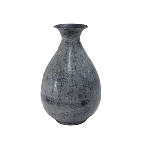 Florero de hierro hexagonal con revestimiento en polvo de Color marrón terminado para decoración del hogar maceta decorativa centro de mesa - Product Image 2