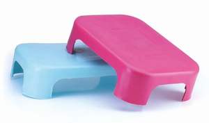 Taburete Pequeño de Plástico Resistente, Diseño Apilable, Antideslizante, para Baño, Hogar y Hotel - Product Image 3