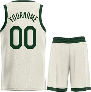 Conjunto de Uniforme de Baloncesto Personalizado Reversible Sublimado Transpirable de Secado Rápido, Camiseta y Pantalones Cortos, Ropa de Baloncesto Unisex para Adultos 100% - Product Image 2