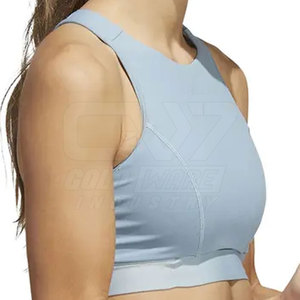 OEM Custom Logo Fitness Sexy Cross <b>Back</b> Fitness Bra Adjustable High Impact Women Fitness Bra - Product Image 6