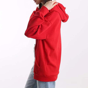 Sweat-shirt à capuche oversize personnalisé pour femme, haut décontracté léger à manches longues avec poches amples pour l'hiver - Product Image 4