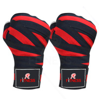 Bandages de boxe Muay Thai en néoprène imprimé pour l'entraînement et le soutien des poignets