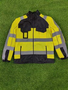 Veste haute visibilité pour hommes imperméable de haute qualité vêtements de sécurité vente à chaud meilleur style logo personnalisé haut tendance veste haute visibilité pour homme - Product Image 3