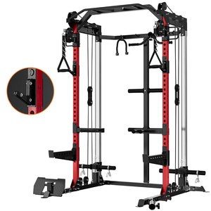 Power Rack multifunción Squat Rack Bancos y bastidores flexibles fáciles de montar para levantamiento de pesas - Product Image 4