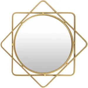 Miroir mural en métal de qualité supérieure, Look moderne dernier cri, élégant pour la décoration de la maison, nouveau miroir mural en gros, prix bon marché - Product Image 6