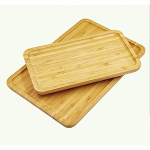 Bandeja de bambú asequible Tamaños personalizados Estilos Bandejas de servicio hechas a mano para ventas al por mayor - Product Image 2
