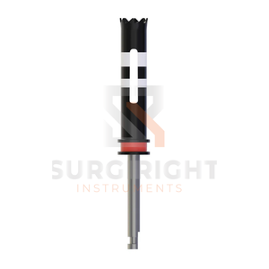 Taladro eléctrico trefina largo, herramientas de cirugía de implantes dentales de 3mm para fuente de alimentación Manual, extracción y extracción de implantes rotos de acero - Product Image 4