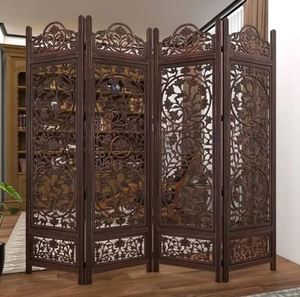 New Design Decorative 3 Panel Wooden <strong>Partition</strong> Wall for Living Room <strong>Partition</strong> and Home Decoration - Product Image 2