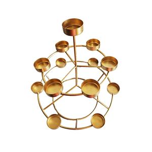 Décoration d'intérieur, chandelier en métal et cristal pour mariage et fête - Product Image 5