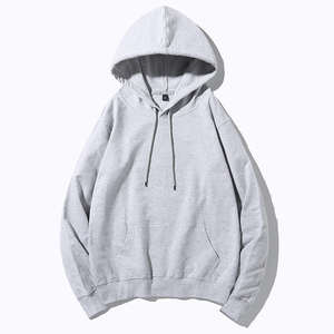 Personalizado en blanco de gran tamaño de manga larga Drop Shoulder Hoodie 450Gsm algodón Vintage Plain Blank Fleece Hoodies para los hombres - Product Image 4
