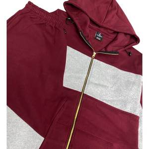 Nuevo Conjunto Deportivo de 2 Piezas para Hombre y Mujer, Sudadera con Capucha y Pantalones Largos, Estampado, Color Sólido, Grueso, de Forro Polar, para Invierno - Product Image 2
