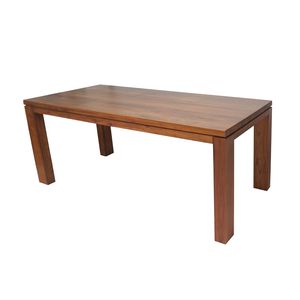 Table de dîner de forme ovale à grain naturel noyer foncé artisanat de qualité supérieure fabriqué au Vietnam | Modèle WT5056P pour meubles de maison - Product Image 4