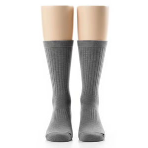 Calcetines antibacterianos de algodón y poliéster de punto para hombre, ropa informal transpirable suave y duradera para deportes, Fitness, uso diario - Product Image 1