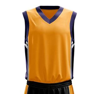 100% poliéster mejor calidad baloncesto uniforme deportes alta calidad hecho a medida nuevo diseño baloncesto uniforme para hombres - Product Image 4