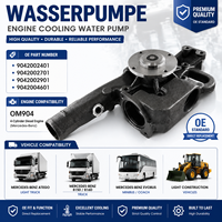 Pompa dell'Acqua Diesel di Eccellenza Ingegnerizzata per Mercedes-Benz Atego 815D 816D EVOBUS OM904 OE 9042002401 9042004601