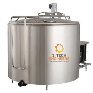 500 Ltr Stainless Liquid Storage Milk Cooling Tank Machine Dairy Processing Machinery and Equipment Bulk Milk Cooler