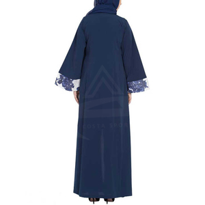 Solid Color Muslim Women Plain Hijab 2025 Pakistan Made Design Women Abaya Best Quality Women Abaya - Product Image 5