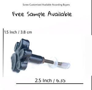 Boutons d'impression de pied de chat en fonte noire mate poignées de tiroir de Style industriel pour cuisine chambre armoire salle à manger - Product Image 3