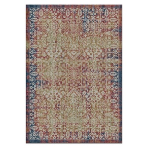 <b>RUGS</b> DEPOT LXDP-0137 Wholesale Terracotta Gold Traditional Medallion Digital Printed Machine Washable Chenille Area <b>Rug</b> <b>Non</b> <b>Slip</b> - Product Image 1