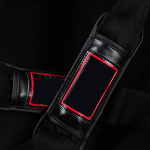 Oem servicio personalizado contraste de color buena venta hacer propio PU cuero boxeo vientre guardia por ABDULLAH artes marciales - Product Image 6