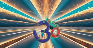 Laiton sacré om symbole salle de méditation yoga décor laiton décor laiton mur art décorations murales (multicolore) - Product Image 2