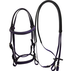 Bride de cheval élégante en cuir de qualité supérieure Durable doux rembourré réglable élégant confortable équitation formation spectacle Dressage Western - Product Image 6