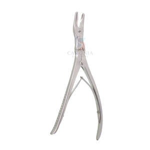 Instrumento quirúrgico ortopédico de alta calidad Ruskin Bone Rongeur de acero inoxidable curvo reutilizable Ruskin Bone Rongeur - Product Image 1