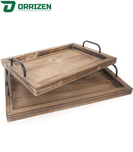 Handmade Eco-Friendly Acacia Wood Serving <b>Tray</b> Elegant Contemporary Design <b>Decorative</b> Addition to Any Space - Product Image 2