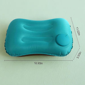 Press-to-Inflate-Rückenlehnen kissen, Außen kissen Office Nap <span class=keywords><strong>Pillow</strong></span> Tragbares Reise kissen, Flugzeug-/Hochgeschwindigkeits-Schienen reise kissen - Product Image 2