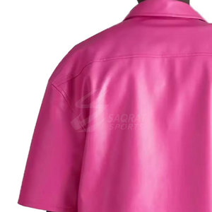 เสื้อหนังผู้ชายสีทึบระบายอากาศได้ดี - Product Image 3