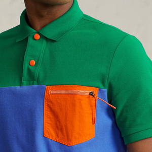 เสื้อยืดผู้ชายระบายอากาศได้สำหรับกีฬากลางแจ้งเสื้อโปโลมีปกแขนสั้นฤดูร้อน - Product Image 5