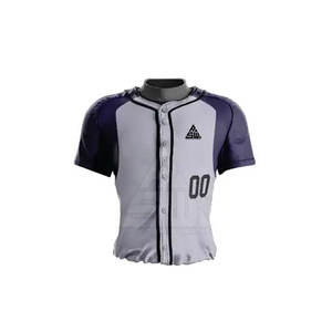 Ensembles d'uniformes de baseball taille plus respirants sur mesure OEM polyester 100% de haute qualité à vendre - Product Image 4