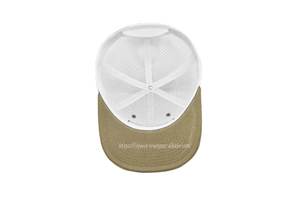 หมวกทรูเกอร์ตาข่ายสีขาวผ้าถักดีไซน์ปรับเปลี่ยนได้ชุดสำหรับผู้ใหญ่สวมใส่สบายและระบายอากาศได้ดีผลิตจากโรงงานเวียดนาม - Product Image 6