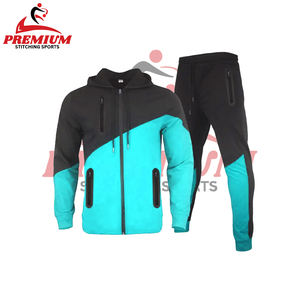 Conjunto de dos piezas de chándal informal recién llegado al por mayor, conjuntos de jogging, sudaderas con capucha y pantalones elásticos para hombre, conjuntos de gimnasio, chándal para hombre - Product Image 3