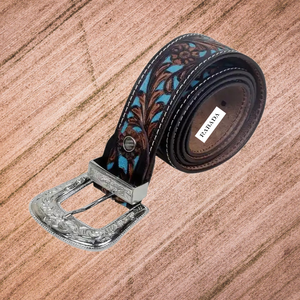 Cinturón de Cuero Genuino Occidental Premium con Cuentas y Trabajo Artesanal, Fabricante y Mayorista Rabada - Product Image 2