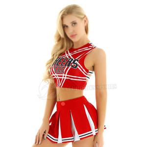 Uniformes de Animadoras al por Mayor, Tops de Uniforme para Chicas, Uniformes de Animadoras OEM, Uniformes de Animadoras Más Vendidos - Product Image 4