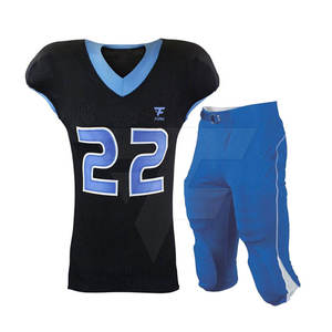 Uniforme de fútbol americano de sarga de aparejos personalizados para hombres, característica transpirable de calidad superior, logotipo personalizado, último diseño impreso - Product Image 4
