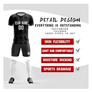 Tendencia al por mayor personalizar su propio diseño de uniformes de fútbol para los hombres OEM impresión por sublimación completa ropa de fútbol - Product Image 2