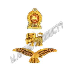 Parche de alta calidad bordado hecho a mano aduanero, parches para planchar para ropa, insignias doradas - Product Image 1